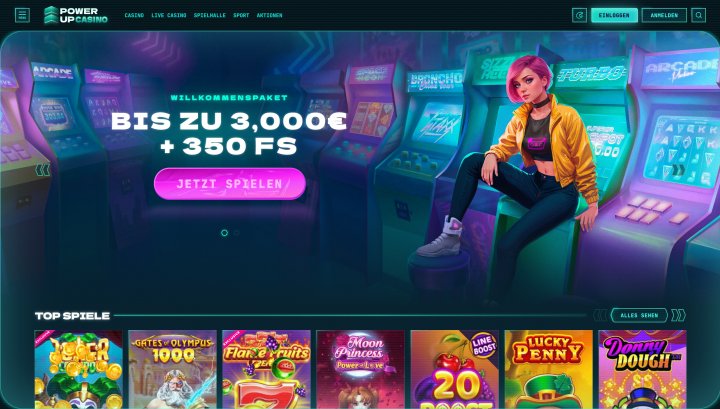PowerUp Casino: Echte Freispiele und Bónüs ohne Einzahlung in Deutschland